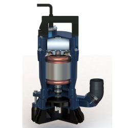 Pompe de chantier monophasée en fonte 0.4kw 230V 225L/M