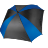 Parapluie carré Kimood coloris Noir et Bleu royal