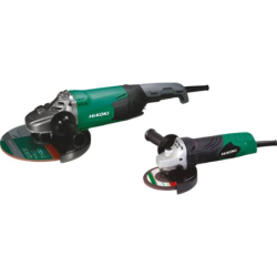 Duo de meuleuses Hikoki diamètre 125 et 230 mm