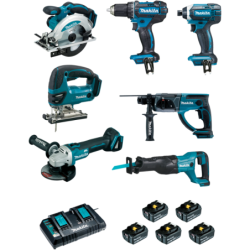 Ensemble de 7 machines DDF482 + DTD152 + DGA504 + DSS610 + DHR202 + DJR186 + DJV180