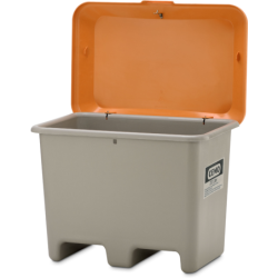 Bac à sel PFV PLUS3 sans ouverture d'écoulement avec passage de fourches 200 litres