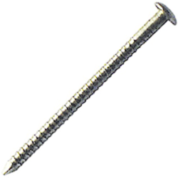 Pointe tête bombée ronde annelée pour clin bois Inox A4 M2.7x60 mm carton de 5 kg