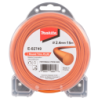 Bobine fil orange Makita pour débroussailleuse diamètre 2.4 mm x 15 m