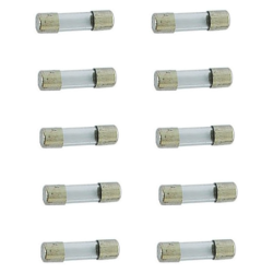 Fusibles verre 5x20mm 15Amp Rapide - lot de 10