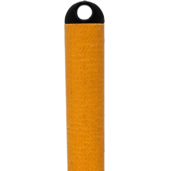 Manche en fibre de verre Jaune diamètre 32 mm longueur 140 cm