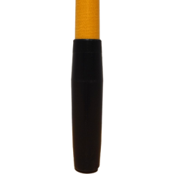 Manche en fibre de verre Jaune diamètre 32 mm longueur 140 cm