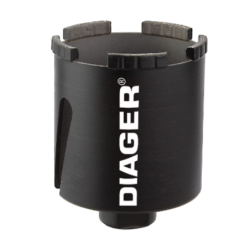 Trépan diamant à sec longueur utile 154 mm Diager