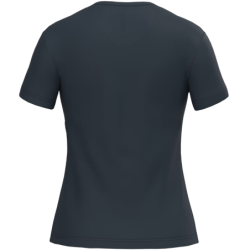 Tee shirt femme manches courtes col V Kariban K381 100% coton coloris Navy