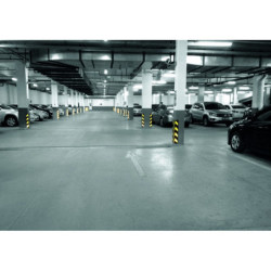 Protection d'angle droit en caoutchouc 800x95 mm épaisseur 15 mm