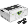 Enceinte de chantier connectée Bluetooth® Festool en Systainer TOPROCK SYS3 BT20 M 137 USB C