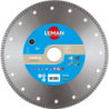 Disque diamant Leman D350 30/25.4mm epaisseur 2 mm jante continue cannelée pour grès cérame & pierre