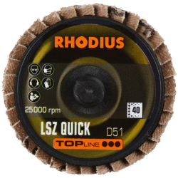 Disque à lamelles au zirconium LSZ Quick Rhodius système Quick Change