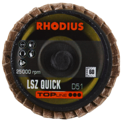 Disque à lamelles au zirconium LSZ Quick Rhodius système Quick Change