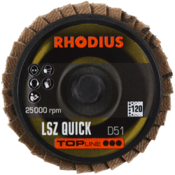 Disque à lamelles au zirconium LSZ Quick Rhodius système Quick Change