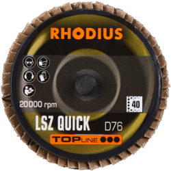 Disque à lamelles au zirconium LSZ Quick Rhodius système Quick Change