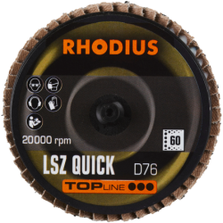 Disque à lamelles au zirconium LSZ Quick Rhodius système Quick Change