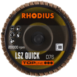 Disque à lamelles au zirconium LSZ Quick Rhodius système Quick Change