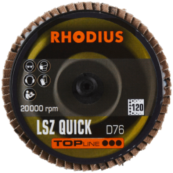 Disque à lamelles au zirconium LSZ Quick Rhodius système Quick Change