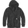 Sweat à capuche déperlent RO Quarter Zip noir