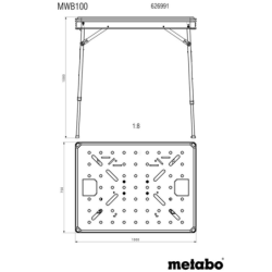 Table multifonctions MWB 100 - METABO