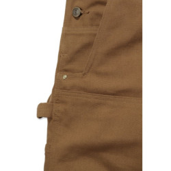 Salopette de travail Duck Bib marron