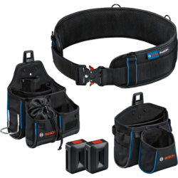 Ceinture porte-outil Bosch avec 2 saccoches GWT 2, GWT 4 et 2 supports ProClick