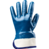 Gant Eurostrong 9620 Coverguard coton enduit nitrile bleu avec manchette de sécurité