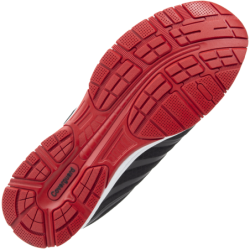 Chaussure de sécurité basse Galaxite S1P Coverguard coloris noir et rouge