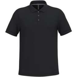 Polo homme manches courtes 100% coton Kariban K241 coloris noir