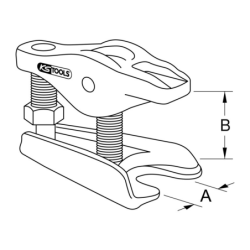 Arrache-rotule universel 3,5 t, 18-22x50 mm