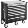 Servante d'atelier noire JetM5 8 tiroirs - 6 roulettes JET.8NM5APF