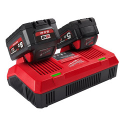 Chargeur rapide double de batteries 18V M18 DFC