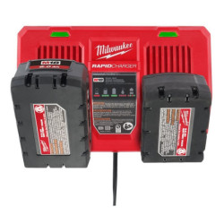 Chargeur rapide double de batteries 18V M18 DFC