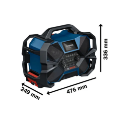 Radio GPB 18VH-6 SRC batterie ou pile 2x AAA Solo BOSCH