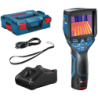 Caméra thermique Bosch GTC 400 C livrée en L-Boxx avec 1 batterie Li-ion 2,0 Ah et chargeur