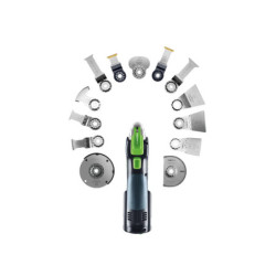Outil oscillant VECTURO OSC 18V E-Basic avec lame et systainer