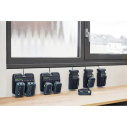 Pack Energie Festool SYS3 ENG 18V 2 Batterie 8,0Ah et Chargeur SCA16 avec systainer