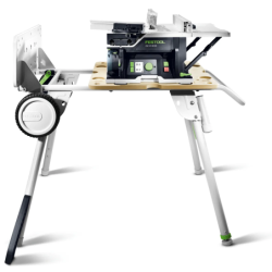 Scie circulaire sur table sans fil CSC SYS 50 EBI-SET avec 2 batteries 18V 5Ah et charriot
