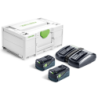 Pack Energie Festool SYS3 ENG 18V 2 Batterie 5,0Ah et Chargeur TCL 6 DUO avec systainer