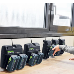 Pack Energie Festool SYS3 ENG 18V 2 Batterie 5,0Ah et Chargeur TCL 6 DUO avec systainer