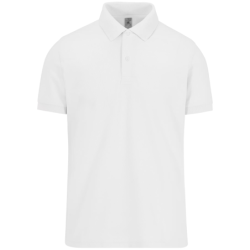 Polo manches courtes homme CGPU426 B&C coloris White
