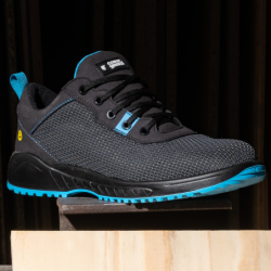 Chaussure de sécurité basse CLAW RESIST Coverguard maille anthracite bleu
