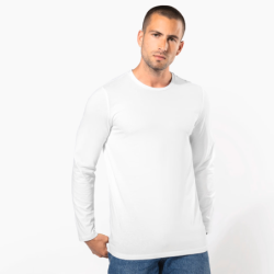 T-shirt K3016 manches longues Blanc