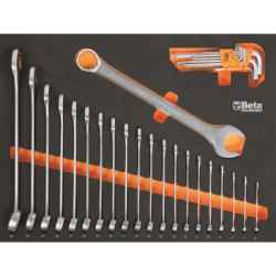 Mobilier d'atelier plan de travail en MDF revêtu d'acier inoxydable avec 268 outils