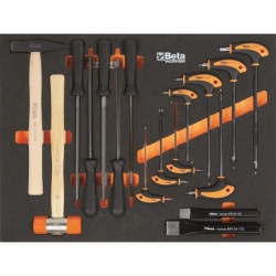 Mobilier d'atelier plan de travail en MDF revêtu d'acier inoxydable avec 268 outils