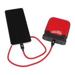Batterie plate 3Ah FLATPACK pour vêtements chauffants et charge de mobile Milwaukee