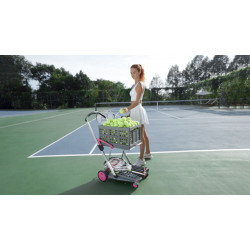 Chariot pliant Clax équipé d'une caisse pliable 60 kg