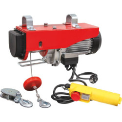 Palan électrique à câble 230V 300/600kg câble 12m
