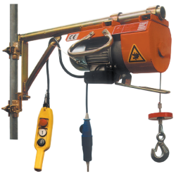 Treuil DM 150/E électrique monophasé Altrad 150 kg avec potence standard