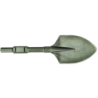 Burin de pelle hexagonal 30mm - Dimension 450 x 135 mm